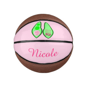 Ready to Pop Baby Girl Pink Pea Mini Basketball