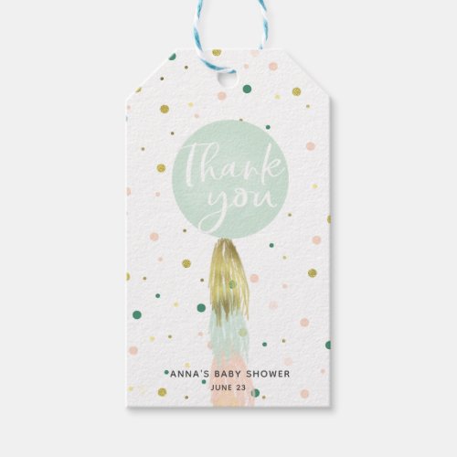 Ready to Pop Baby Shower favor tag