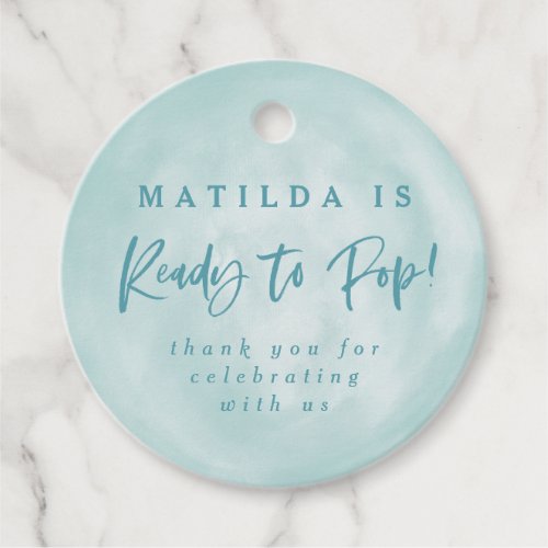 Ready to pop baby shower favor thank you favor tags