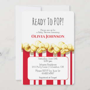 Ready To POP! Baby Shower Invitation