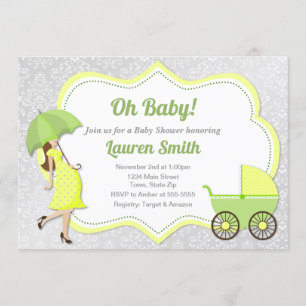 Ready To Pop Baby Shower Invitation Neutral