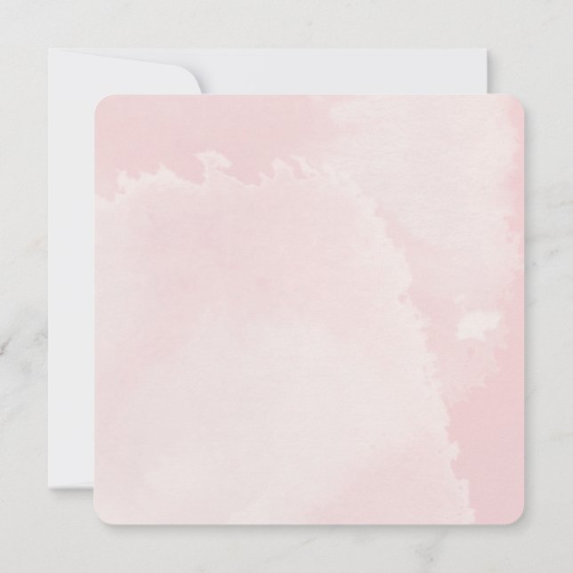 Ready to pop! baby shower invite (Back)