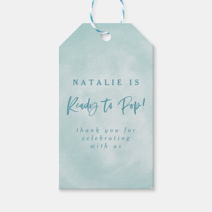 thank you gift tags baby shower