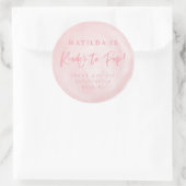 Ready to pop! baby shower invite thank you sticker (Bag)