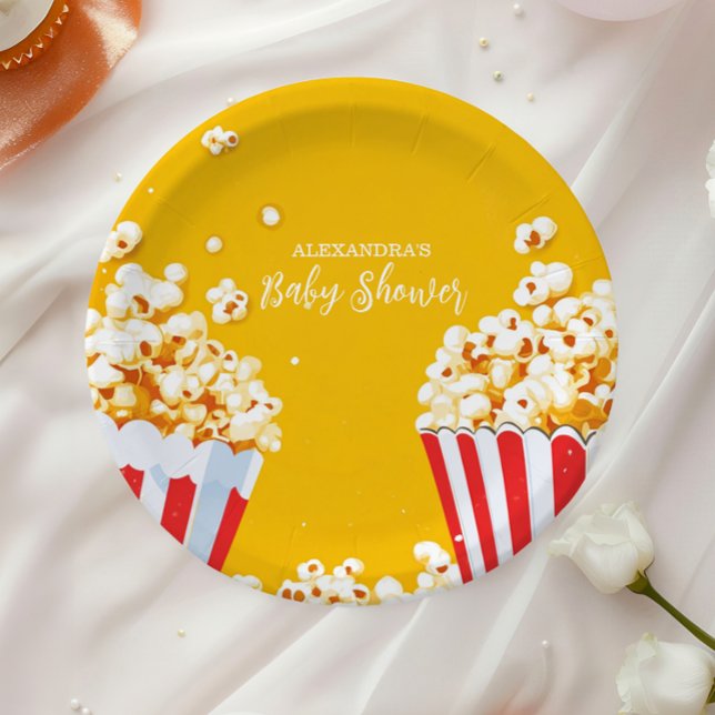 Ready to Pop Baby Shower Paper Plates (Creator Uploaded)