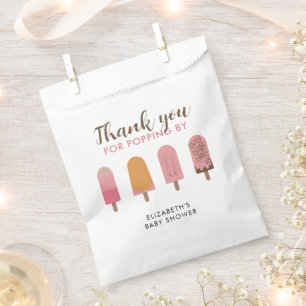 Ready to Pop Baby Shower Thank you Favor Bag