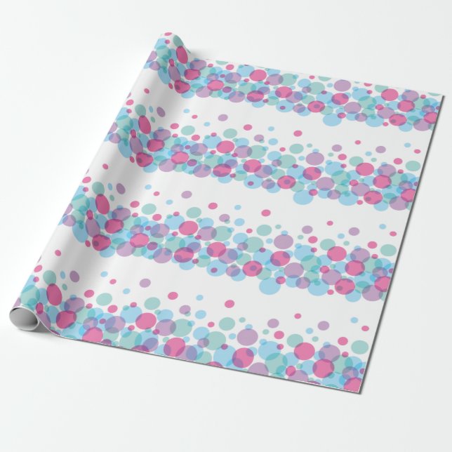 Ready to Pop Baby Shower Wrapping Paper (Unrolled)