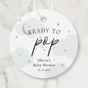 Ready to POP Blue Moon and Silver Stars Favor Tags