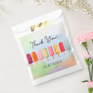 Ready To Pop Cute Popsicles Baby Shower Favor Bag