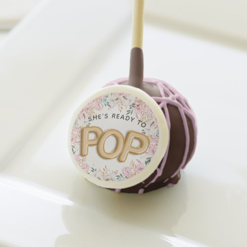 Ready to Pop Floral Baby Shower Balloons Cake Pops