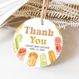 Ready to Pop Popsicle Baby Shower Favor Tags