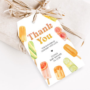 Ready to Pop Popsicle Baby Shower Favor Tags