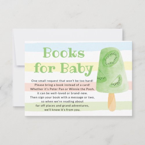 Ready to Pop Popsicle Summer Books for Baby Card