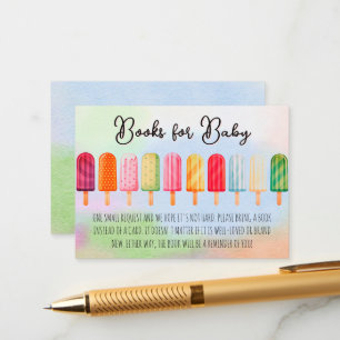 Ready To Pop Popsicles Books for Baby Enclosure Card