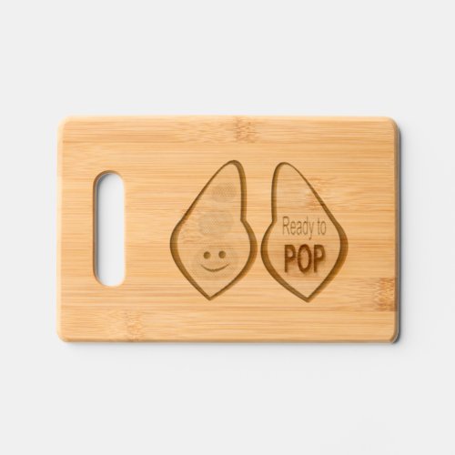 Ready to Pop Pregnant Green Pea Cutting Board