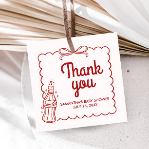 Ready to Pop Soda Baby Shower Favor Tags