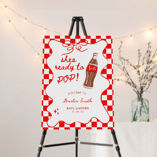 Ready to Pop Soda Baby shower Foam Board