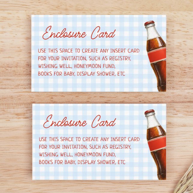 Ready to Pop Soda Blue Cola Custom Enclosure Card (Creator Uploaded)