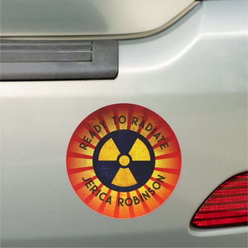 Ready to Radiate Radiography  Car Magnet
