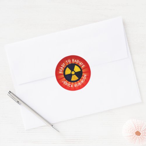 Ready to Radiate Radiography  Classic Round Sticker
