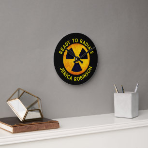 Ready to Radiate Radiography Round Clock