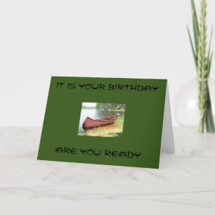 **READY TO RELAX AND HAVE A HAPPY BIRTHDAY?** CARD