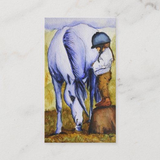 Customizable Ready to Ride (Unicorn) Business Cards