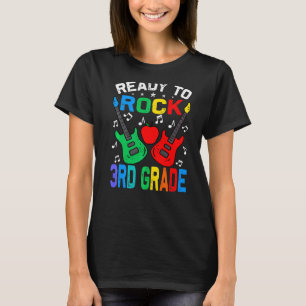 Ready To Rock 3rd Grade Back To School Guitar T-Shirt