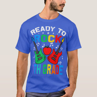 Ready To Rock 7th Grade Back To School Guitar Prem T-Shirt