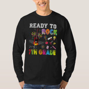 Ready To Rock 7th Grade Seventh Guitar Electric Te T-Shirt