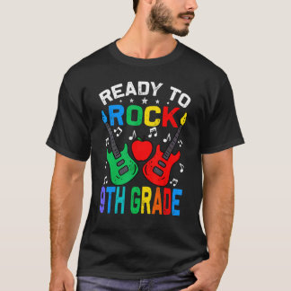 Ready To Rock 9th Grade Back To School Guitar T-Shirt