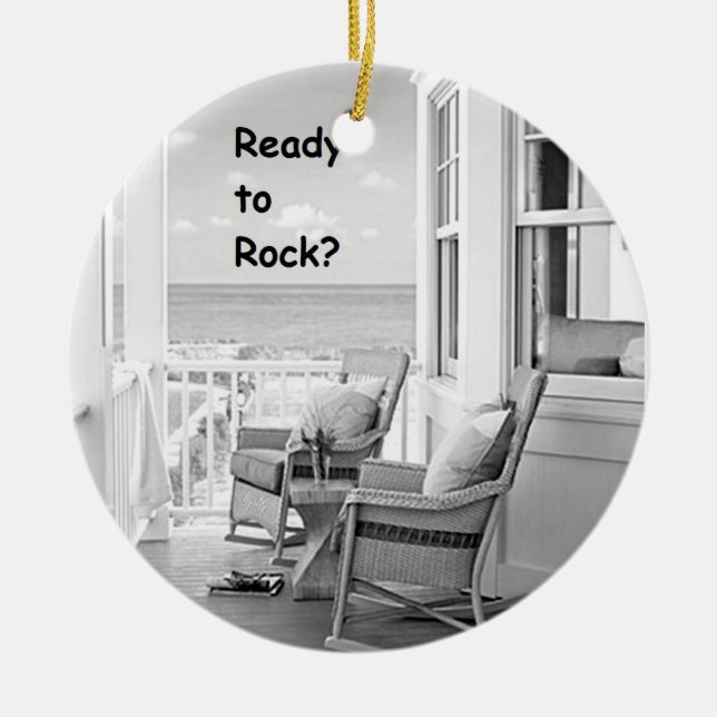 **READY TO ROCK CHRISTMAS** CHRISTMAS ORNAMENT (Front)