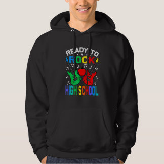 Ready To Rock High School Back To School Guitar 2 Hoodie