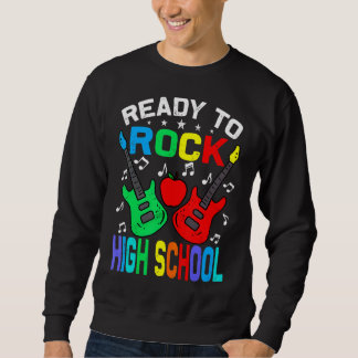 Ready To Rock High School Back To School Guitar Sweatshirt
