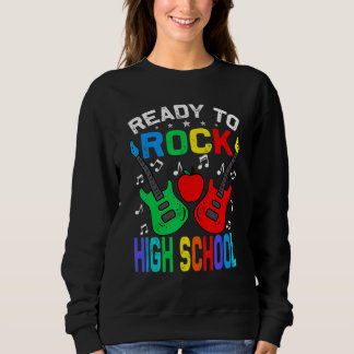 Ready To Rock High School Back To School Guitar Sweatshirt
