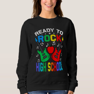 Ready To Rock High School Back To School Guitar Sweatshirt