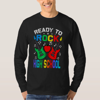 Ready To Rock High School Back To School Guitar T-Shirt