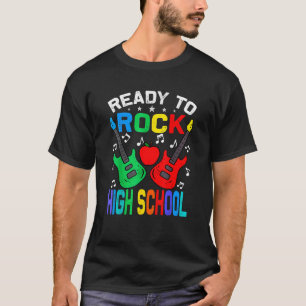 Ready To Rock High School Back To School Guitar T-Shirt