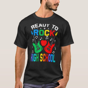 Ready To Rock High School Back To School Guitar T-Shirt
