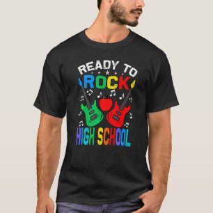 Ready To Rock High School Back To School Guitar T-Shirt