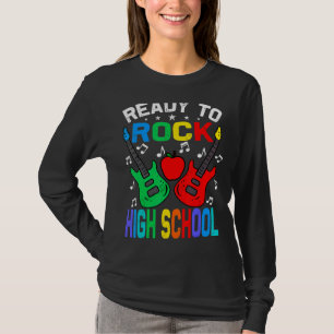 Ready To Rock High School Back To School Guitar T-Shirt