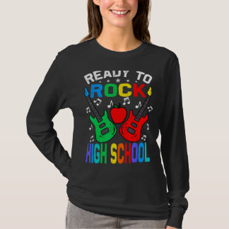 Ready To Rock High School Back To School Guitar T-Shirt