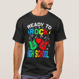 Ready To Rock High School Back To School Guitar T-Shirt