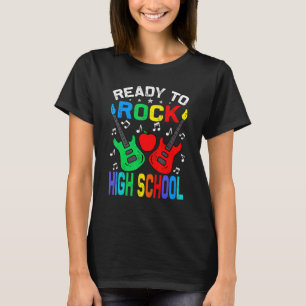 Ready To Rock High School Back To School Guitar T-Shirt