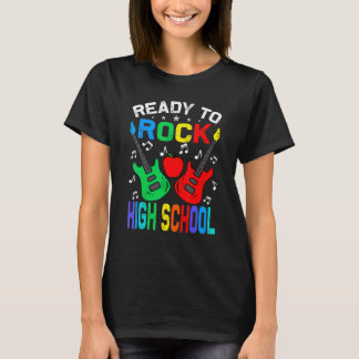 Ready To Rock High School Back To School Guitar T-Shirt