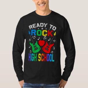 Ready To Rock High School Back To School Guitar T-Shirt