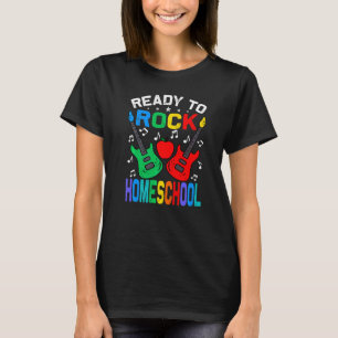 Ready To Rock Homeschool Back To School Guitar T-Shirt