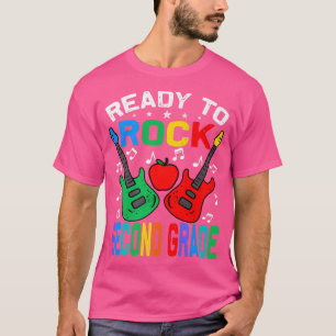Ready To Rock Second Grade Back To School Guitar P T-Shirt