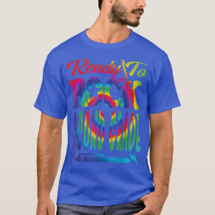 Ready To Rock Second Grade Back To School Tie Dye T-Shirt