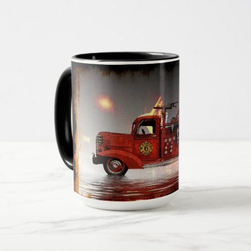 Ready to Roll in Vegas _ Fire Truck  Coffee Mug